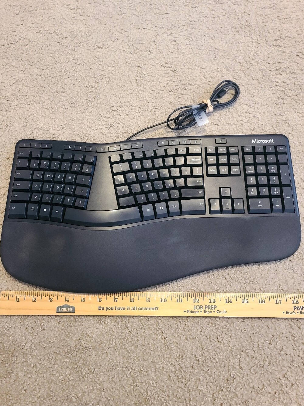 Microsoft Split Ergonomic Keyboard in Black